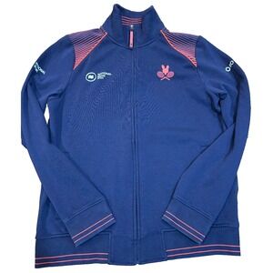 Psycho Bunny x National Bank Open x Rogers sz S tennis track jacket navy blue